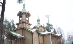 Православный храм в честь святителя Николая Чудотворца в г.Йоенсуу. Финляндия