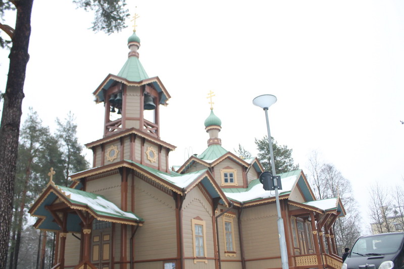 Православный храм в честь святителя Николая Чудотворца в г.Йоенсуу. Финляндия